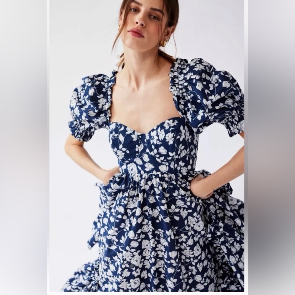 Selkie French Ritz dress in Buckingham